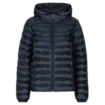 Tommy Hilfiger Jaqueta Fem Lw Padded Global Stripe Azul