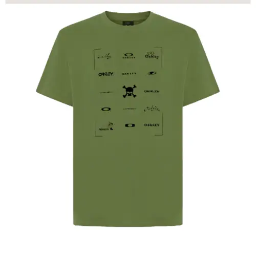 Oakley Camiseta M Logomania Verde