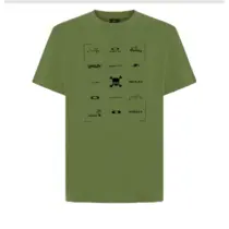 Oakley Camiseta M Logomania Verde