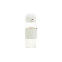 Wolff Gourmet Garrafa De Vidro Borossilicato com Cinta em Couro Pure Branca 500ml