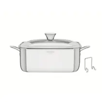 Tramontina Caçarola 7.3l Funda Quadrada Grano Aço Inox