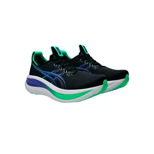 Asics Tênis Masculino Gel Nimbus 28 Black/Cobalt Burst 1011C127 (003)