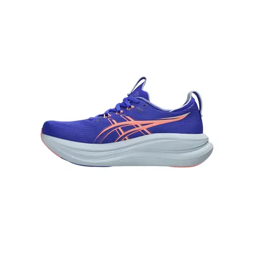 Asics Tênis Feminino Gel Nimbus 28 Cobalt Burst/Sun Coral 1012B899 (401)