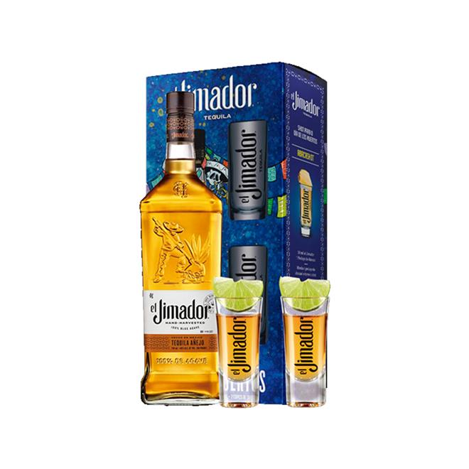 Kit Tequila El Jimador Reposado 750 ml + 2 Copos