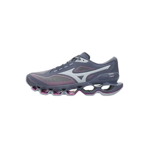 Mizuno Tênis Unissex Wave Prophecy 15 Grafite/Lilas 102364003 (GRALIL)