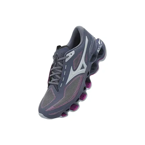 Mizuno Tênis Unissex Wave Prophecy 15 Grafite/Lilas 102364003 (GRALIL)