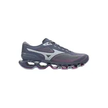 Mizuno Tênis Unissex Wave Prophecy 15 Grafite/Lilas 102364003 (GRALIL)