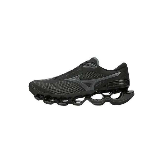 Mizuno Tênis Unisex Wave Prophecy 15 Preto/Cinza Mescla 102364003