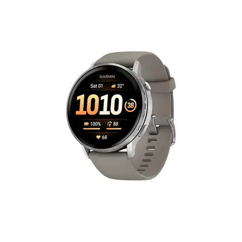 Garmin Smartwatch com GPS Venu 4 45mm Prata/Cinza