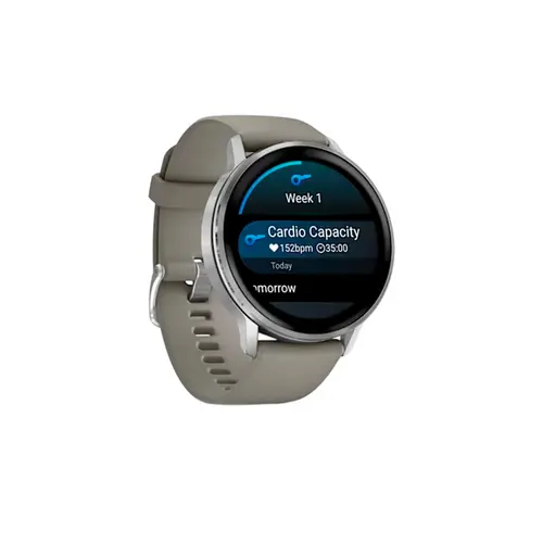 Garmin Smartwatch com GPS Venu 4 45mm Prata/Cinza