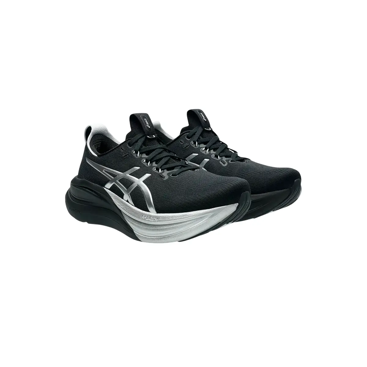 Asics Tênis Feminino Gel-Nimbus 28 Platinum/Black 1012B978 (001)