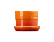 Le Creuset Vaso Para Ervas C/ Bandeja 14cm Laranja