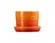 Le Creuset Vaso Para Ervas C/ Bandeja 14cm Laranja