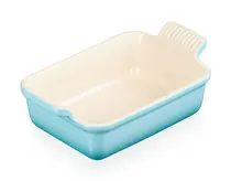 Le Creuset Travessa Retangular 26cm Heritage Azul Caribe