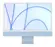 Apple Imac 24 4.5k M1/ Ssd 256/8gb Azul