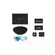 Oakley Óculos Solar Meta Vanguard Black Lente Prizm Sapphire OW8001-06