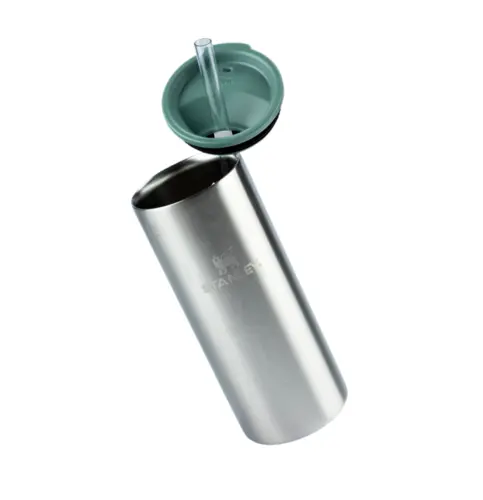 Stanley Copo Térmico Can Cooler Slim Com Tampa 296ml Stainless Steel Shale