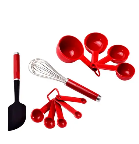 Kitchenaid Ud Conj. C/ 11 Pcs Utensilio De Cozinha Vermelho