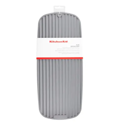 Kitchenaid Ud Tapete De Secagem Copos E Loucas Silicone Cinza