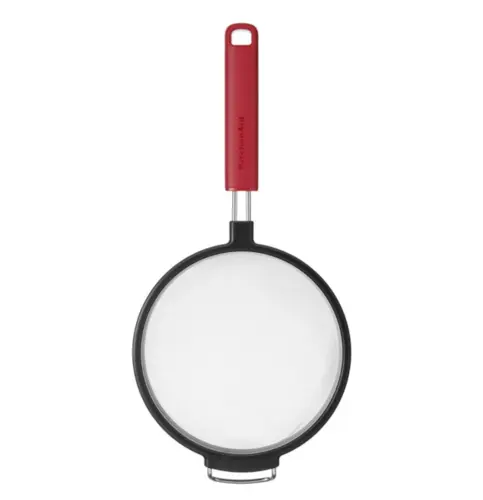 Kitchenaid Ud Peneira Em aço Coar Polvilhar Vermelho