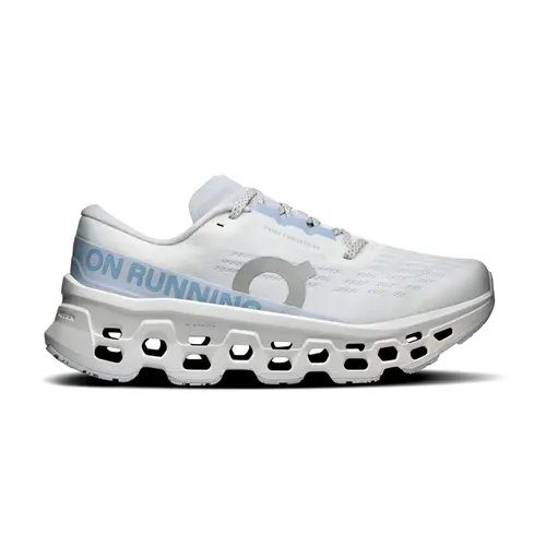 On Running Tênis Feminino Cloudmonster 3 White/Frost