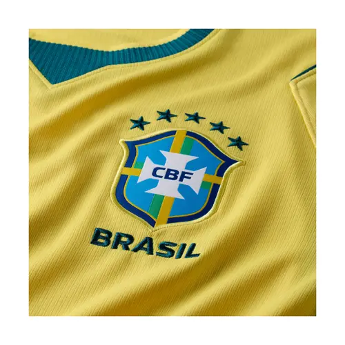 Nike Camisa Masculino Manga Curta CBF I Torcedor 2026 Amarelo IF7054 (724)