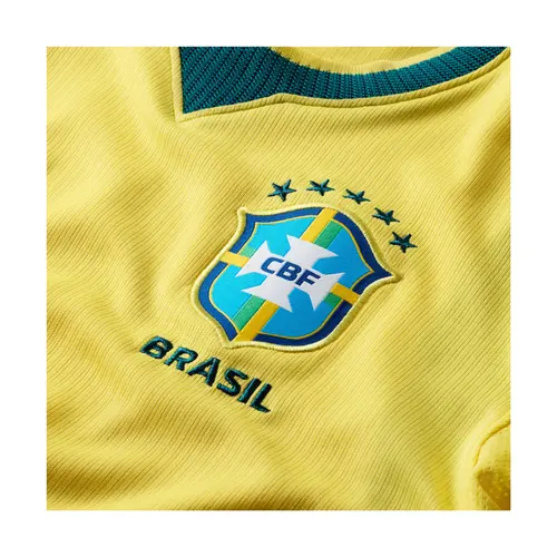 Nike Camisa Infantil Manga Curta CBF I Torcedor 2026 (7 a 15 anos)