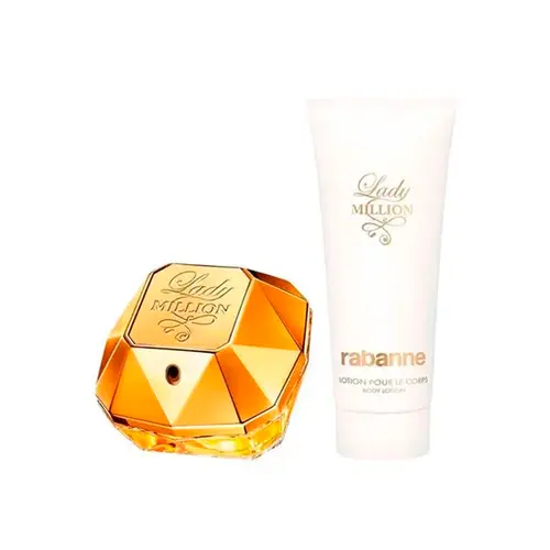 Paco Rabanne Coffret Lady Million Edp 80ml+Body Lotion 100ml