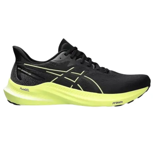 Asics Tenis M GT-2000 12 Black/Glow Yellow 1011B691