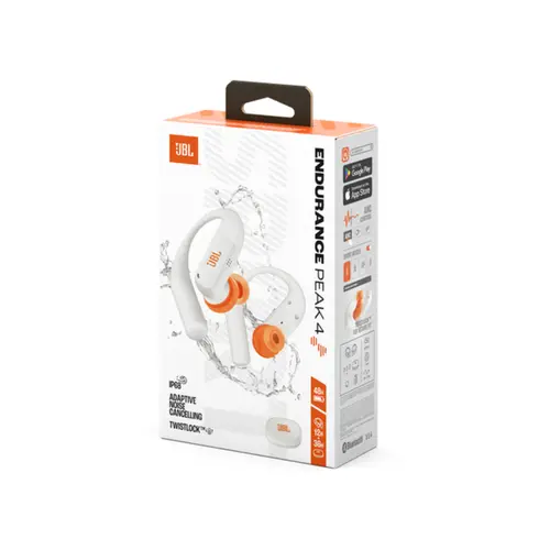 JBL Fone de Ouvido Endurance Peak 4 Branco JBLENDUPEAK4WHTBR