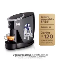Três Corações Cafeteira Três G2 Touch Star Wars Cinza 127v