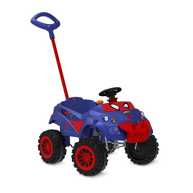 Triciclo Infantil Bandeirante Motoban Premium - Pedal e Passeio com Aro -  Homem Aranha