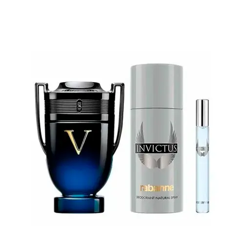 Paco Rabanne Coffret Invictus Victory Edp 100ml+Deo 150ml+Miniatura Edp 10ml