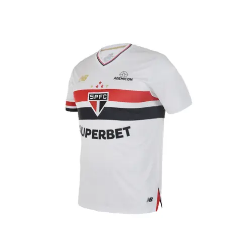 New Balance Camisa Masculino São Paulo I Torcedor 2025 MT831813
