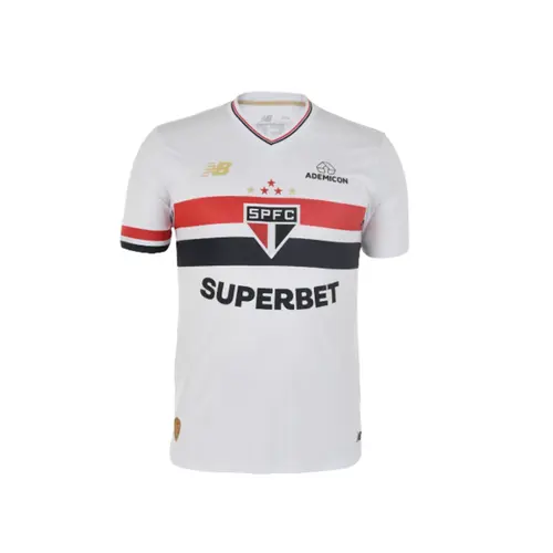 New Balance Camisa Masculino São Paulo I Torcedor 2025 MT831813
