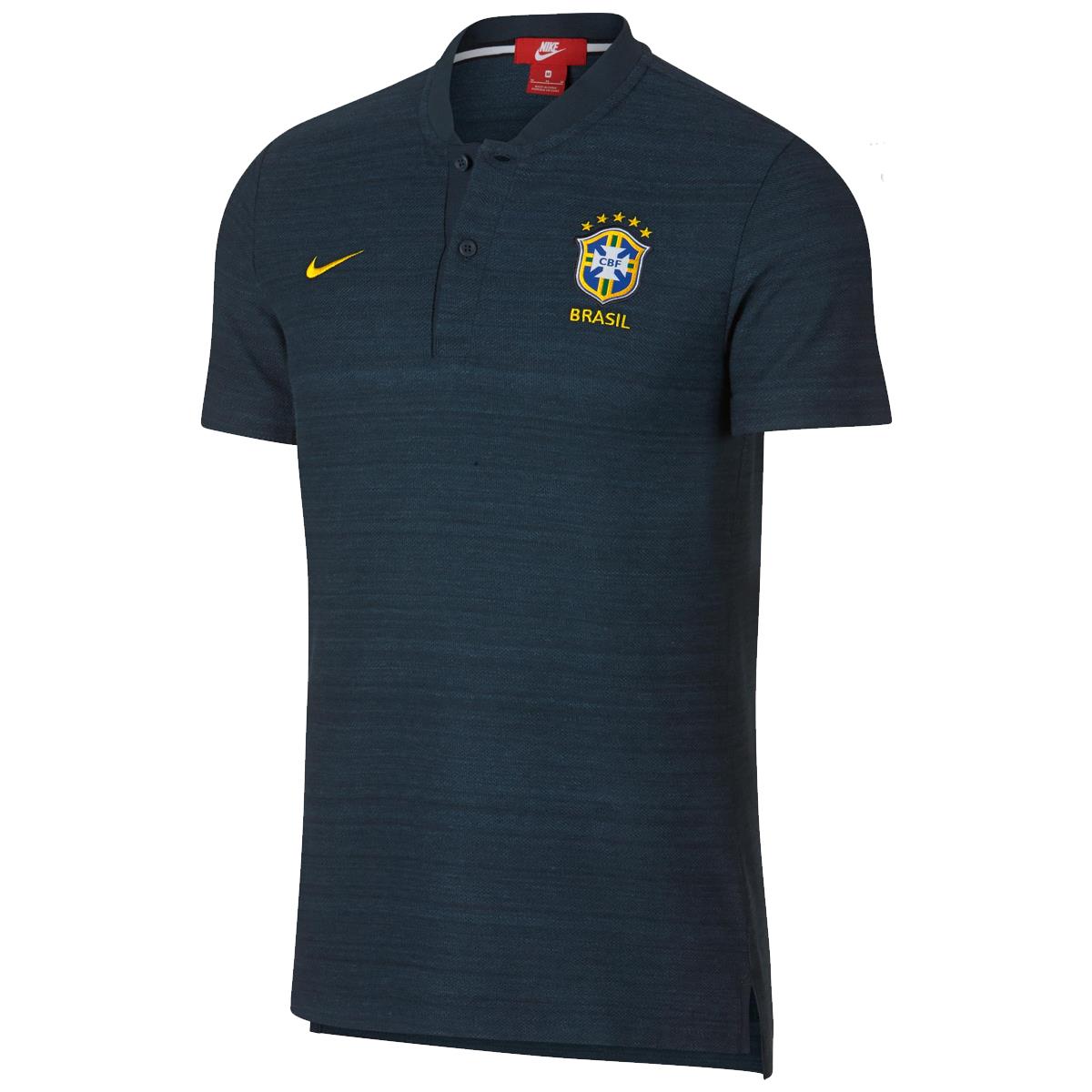 Camiseta Polo Nike Sportswear Brasil Authentic Masculina