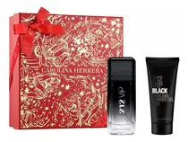 Carolina Herrera Coffret 212 Vip Black EDT 100ml + Shower Gel 100ml
