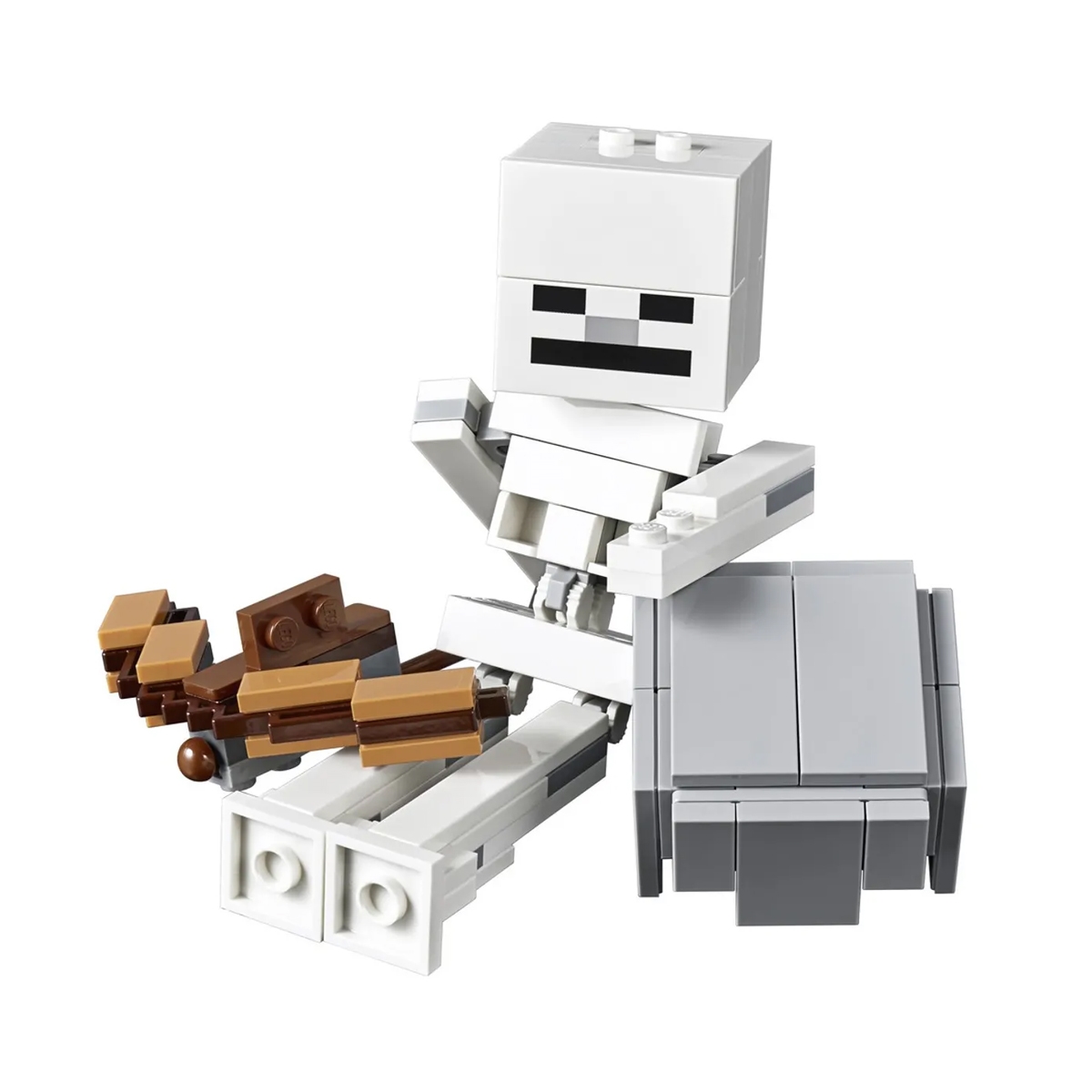 Boneco Minifigure Blocos De Montar Wither Minecraft Quantidade De Peças 10