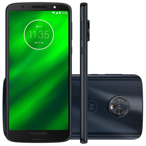 Smartphone Motorola Moto G6 XT1926 Plus 5.93", 64GB, Câmera 12MP+5MP Dual + Frontal 8MP e Android 8.0