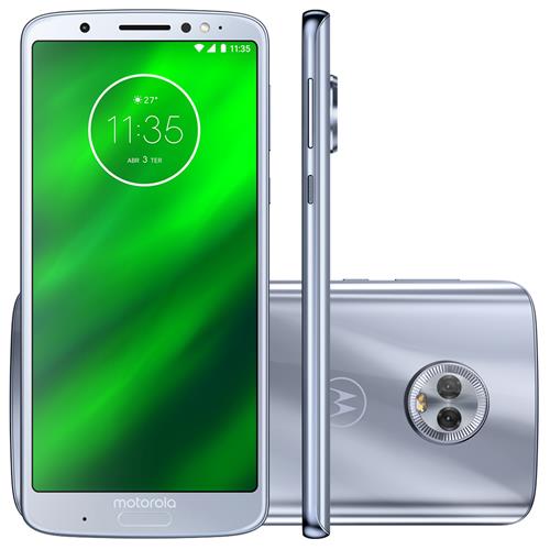 Smartphone Motorola Moto G6 XT1926 Plus 5.93", 64GB, Câmera 12MP+5MP Dual + Frontal 8MP e Android 8.0