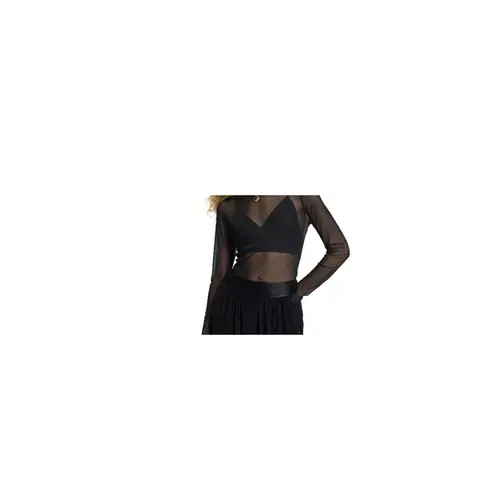 Le Lis Blusa Tule Joana I Preto (2502) (09)