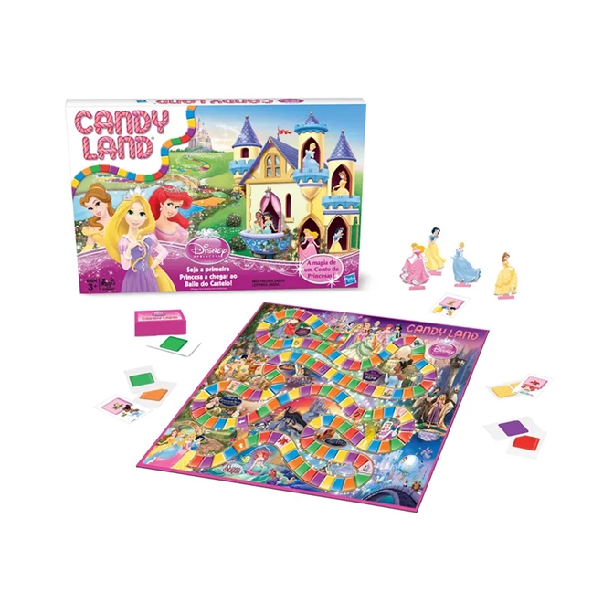 Jogo Infantil Candy Land - Hasbro +3 Anos