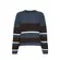 Le Lis Blusa Tereza II Listrado Azul e Marrom (2601) (91)