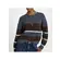Le Lis Blusa Tereza II Listrado Azul e Marrom (2601) (91)