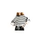 Le Lis Blusa Naja Listrado Preto Com Off White (2601) (91)