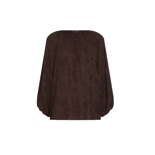 Le Lis Blusa Lys Ml Marrom Escuro (2601) (59)