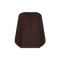 Le Lis Blusa Lys Ml Marrom Escuro (2601) (59)