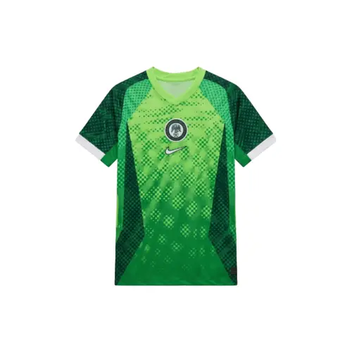 Nike Camiseta Infantil Manga Curta Nigéria I Torcedor Verde 2026/2027