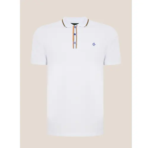 Dudalina Camisa Polo Masc Mc Piquet Copa Branco (2601) (05)G