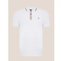 Dudalina Camisa Polo Masc Mc Piquet Copa Branco (2601) (05)G